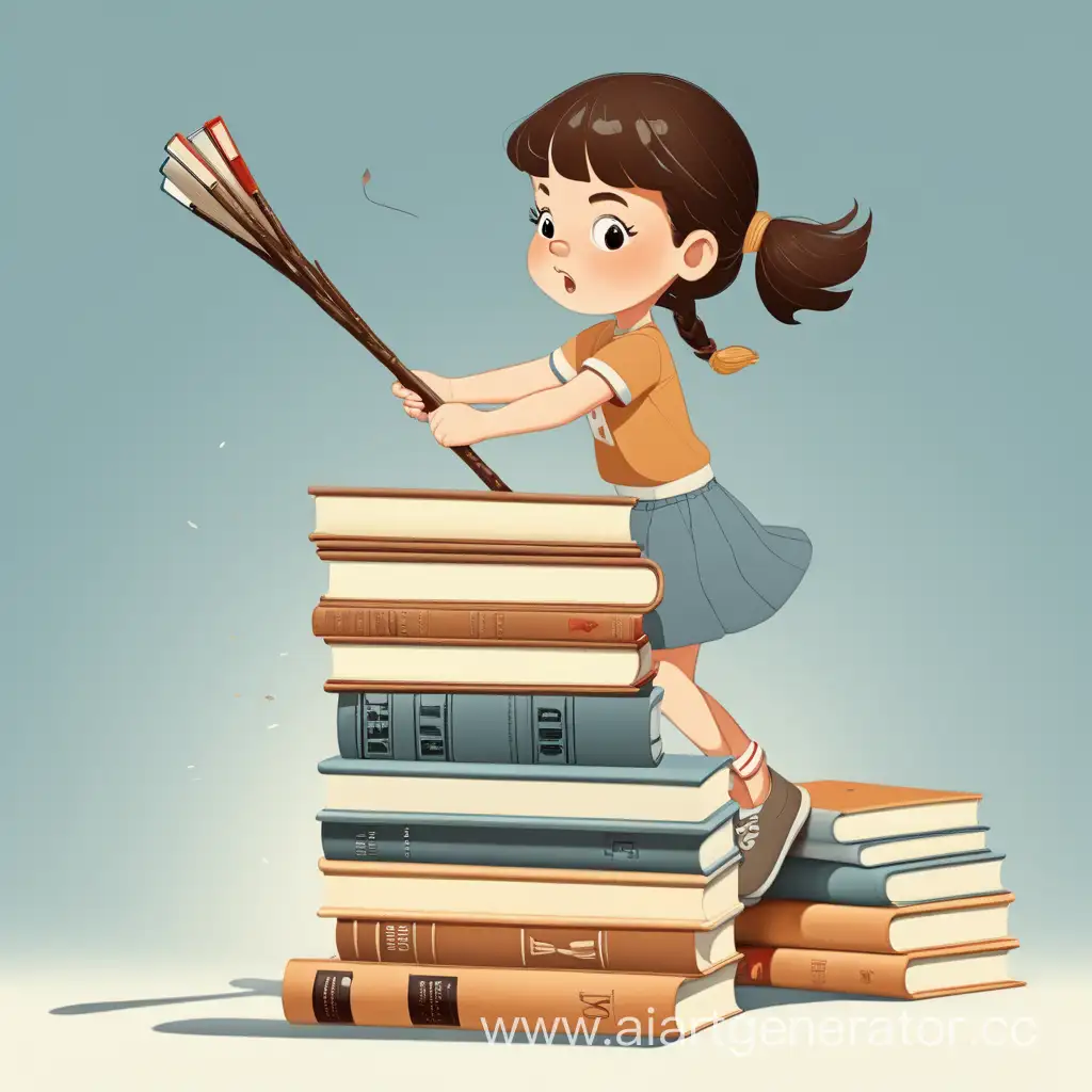 Girl-Playing-with-Books-Fun-and-Learning-Activity