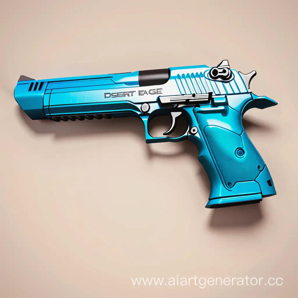 Futuristic-Cyber-Desert-Eagle-Pistol-Dynamic-Coloring-Transformation