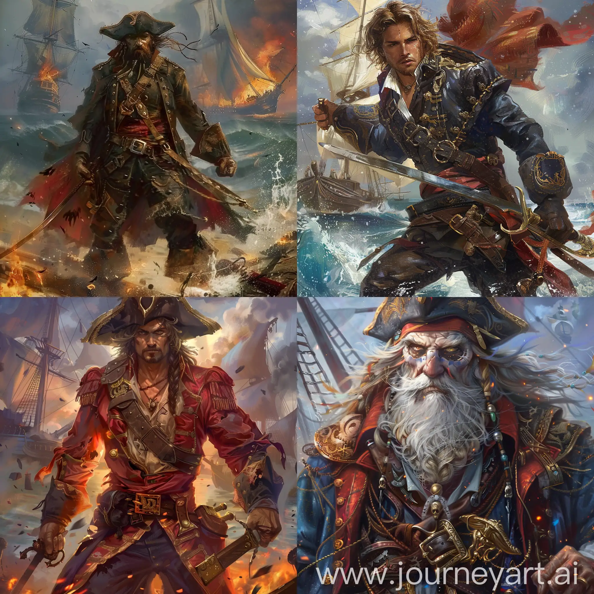 pirat, epic, fantasy style