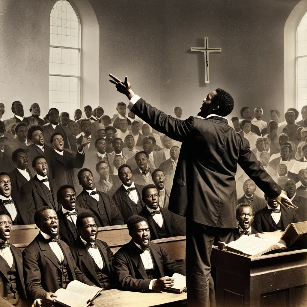 Historical Sermon AfricanAmerican Preacher in 1871 Baptist Church
