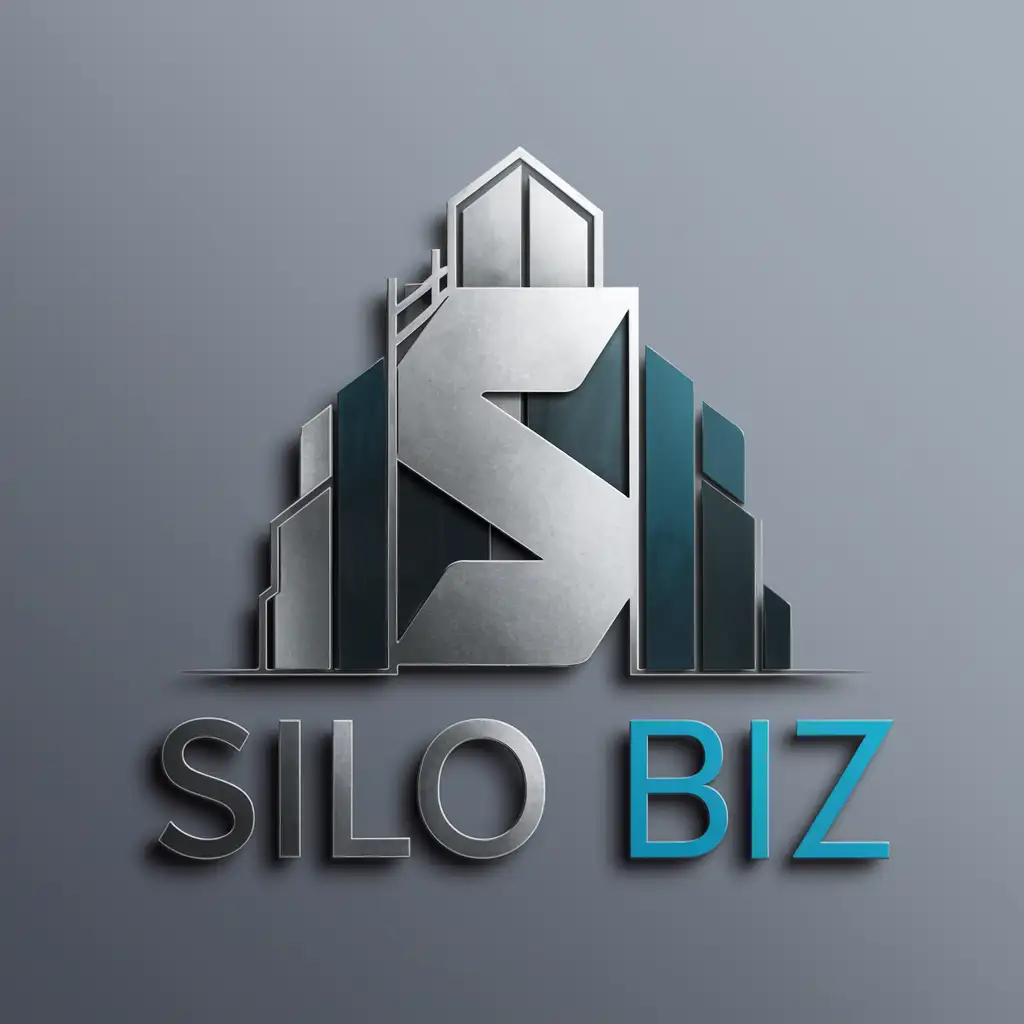 Modern Tech Business Development Logo Silo Biz