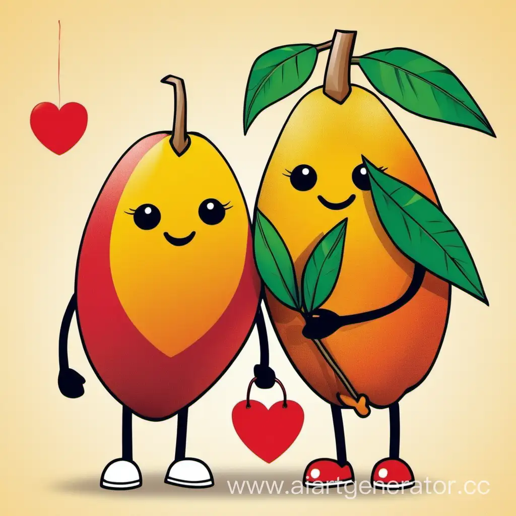 Joyful-Couple-Twirling-Mango-Love-Batons-with-Pompons