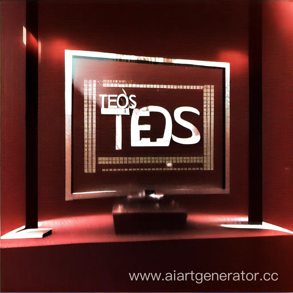 Festive-TeOS-21-Monitor-Display-with-PRO-Stars-on-Burgundy-Background