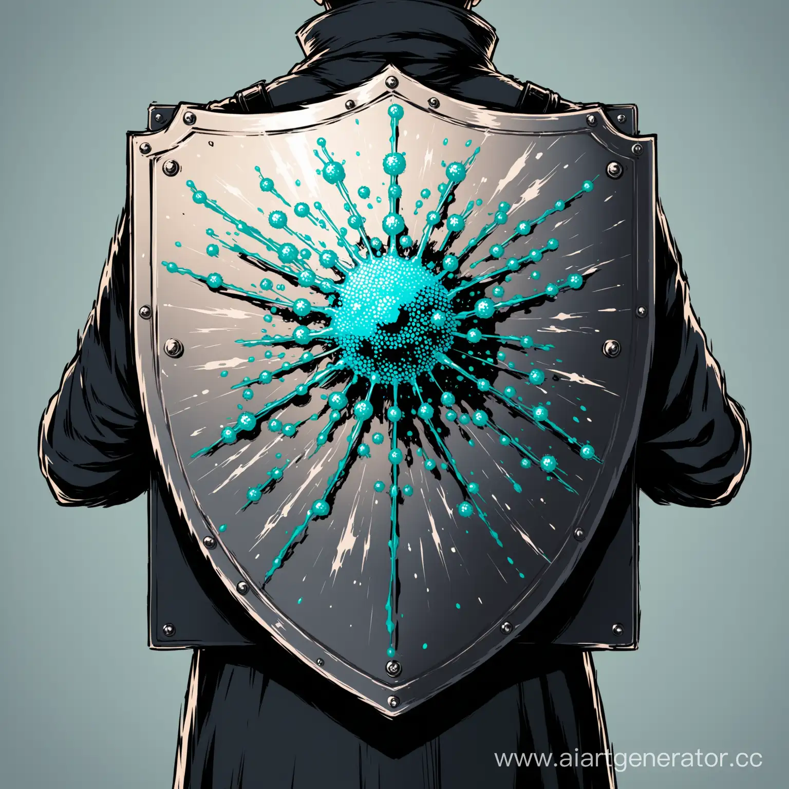Defender-Holding-Virus-Shield