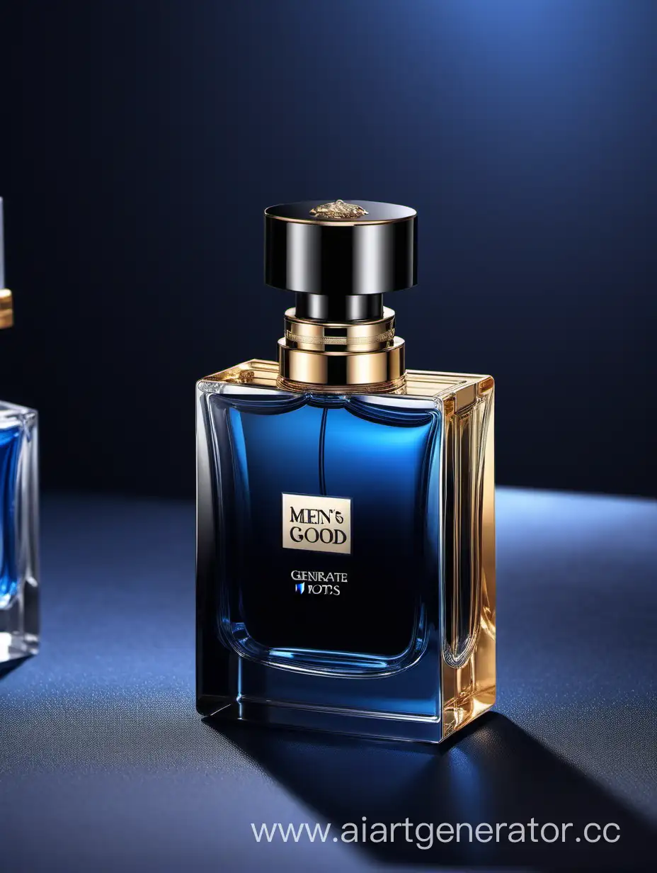 Elegant-Mens-Perfume-Collection-in-Blue-Black-and-Golden-Boxes