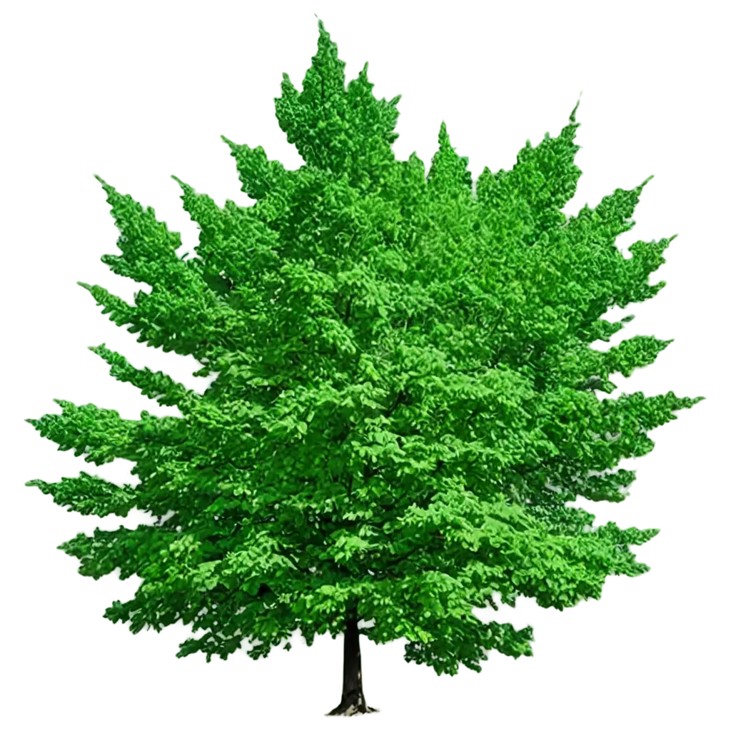 big green maple tree