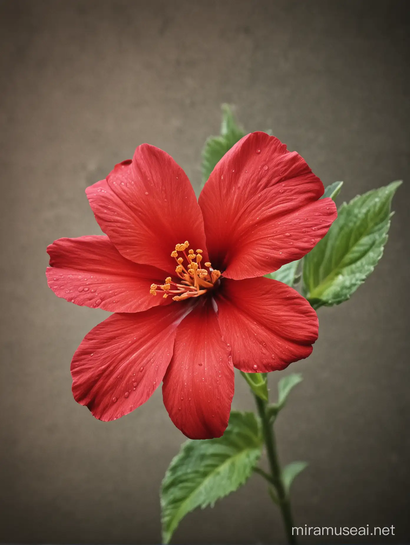 Rød blomst
