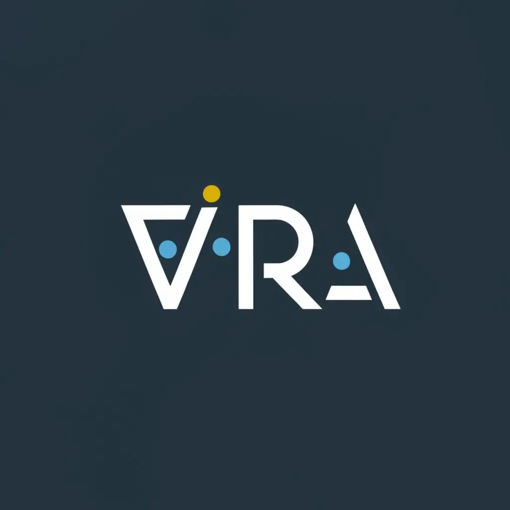 logo, text, with the text "vira", typography, be used in Technology industry