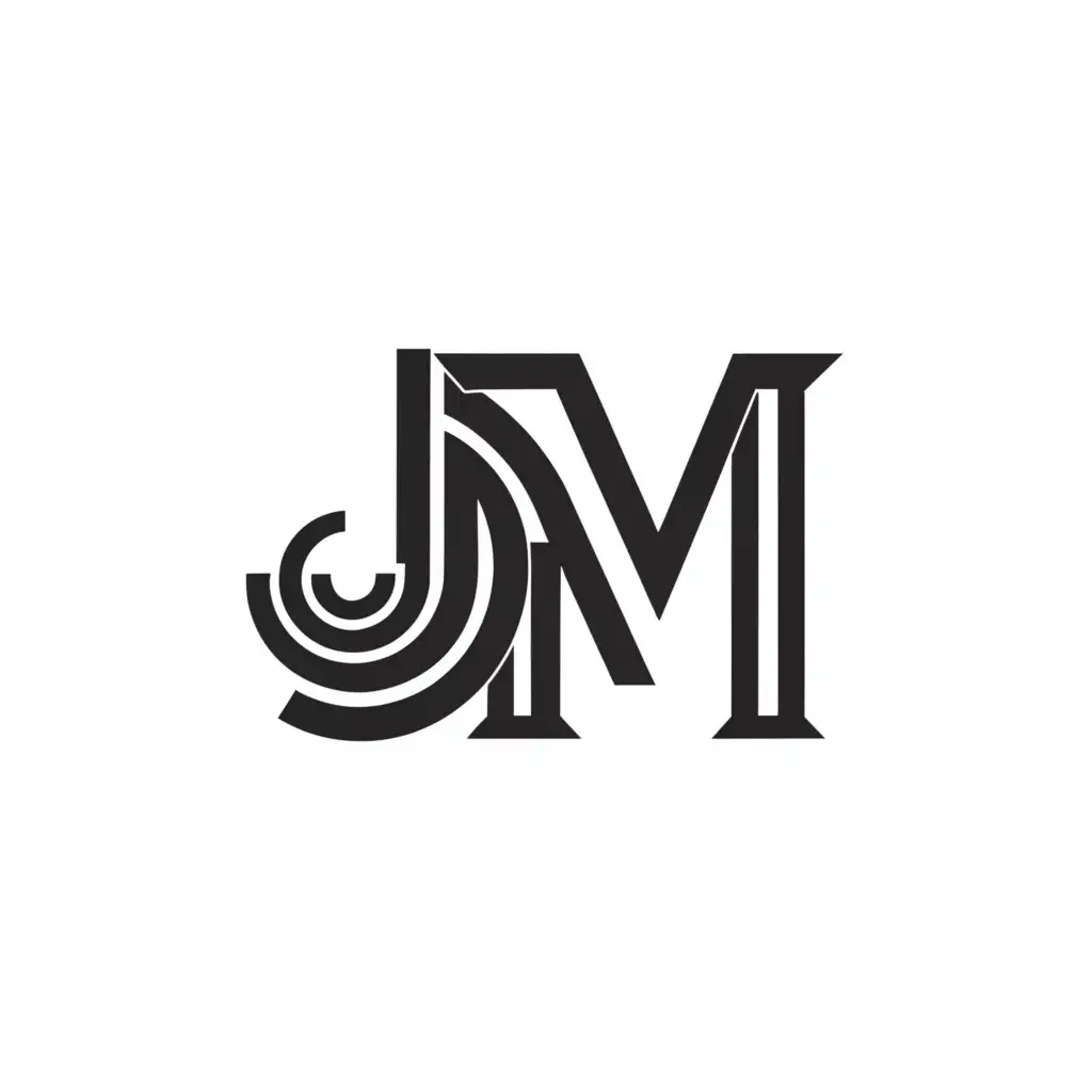 LOGO-Design-For-JCM-Vector-Abstract-Shape-Emblem-with-Clean-Background