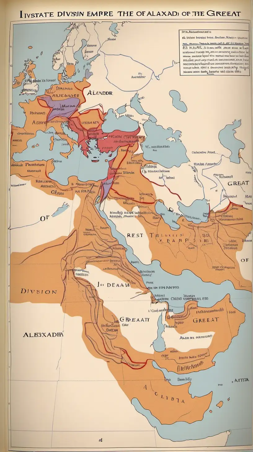 Division of Alexander the Greats Empire After Death