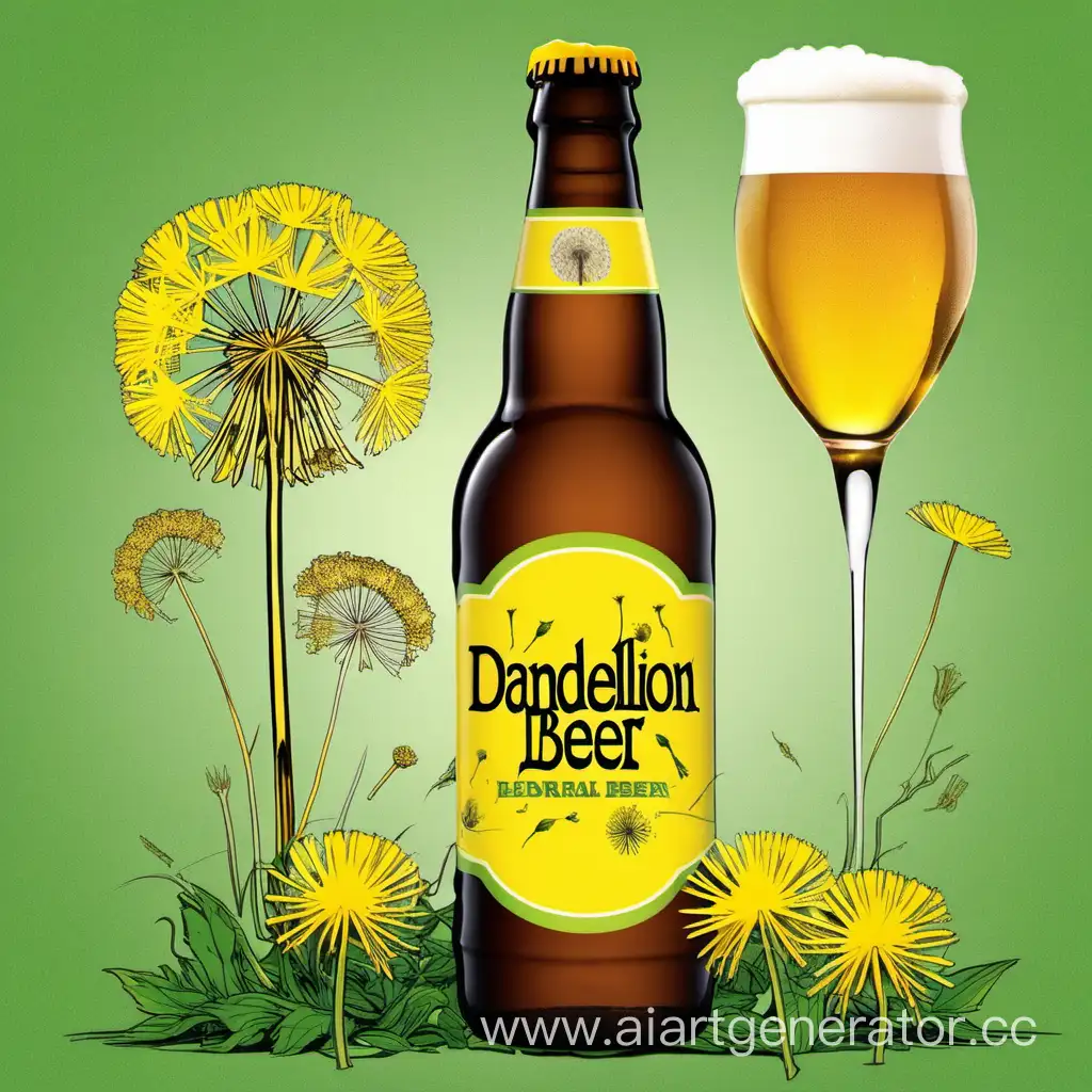 Refreshing-Dandelion-Beer-Homemade-Brew-with-Natural-Ingredients