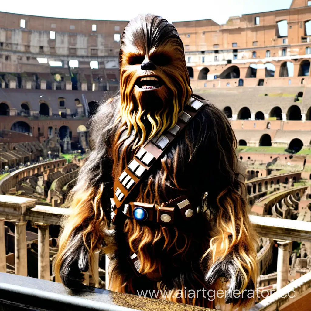 Joyful-Chewbacca-Celebrates-Triumph-over-Rome-with-Excrement