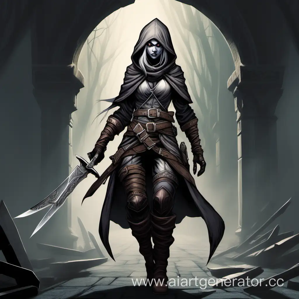 Mysterious-Dark-Elf-Rogue-with-Dual-Knives-in-Elegant-Thiefs-Attire