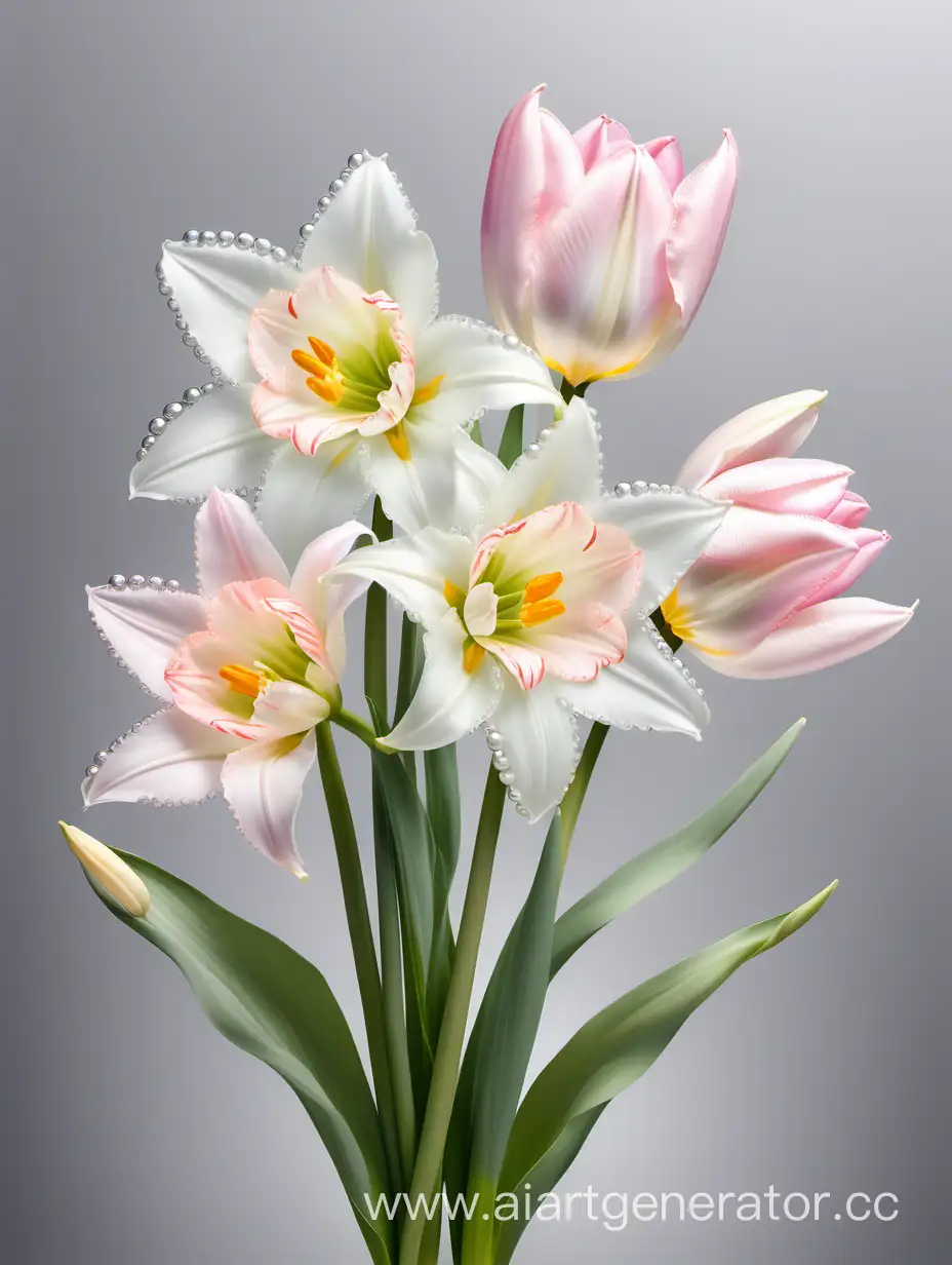 Elegant-Spring-Flowers-on-PearlGray-Background