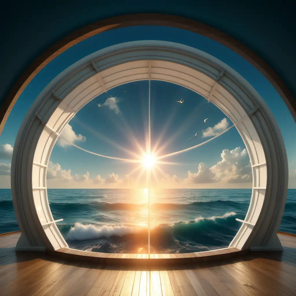 magic Dome  WITH SEA and sun