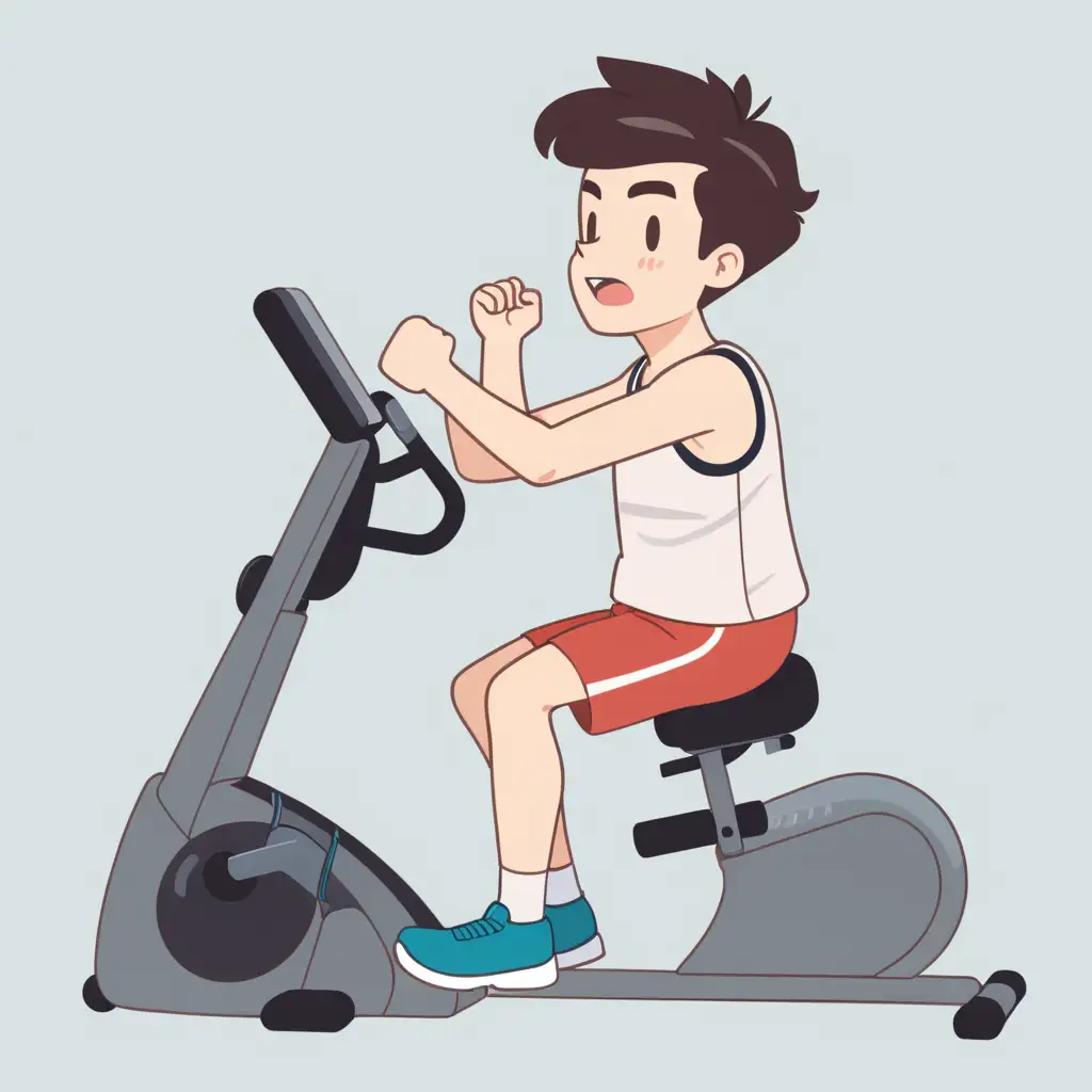 Active Lifestyle Young Man Embracing Exercise