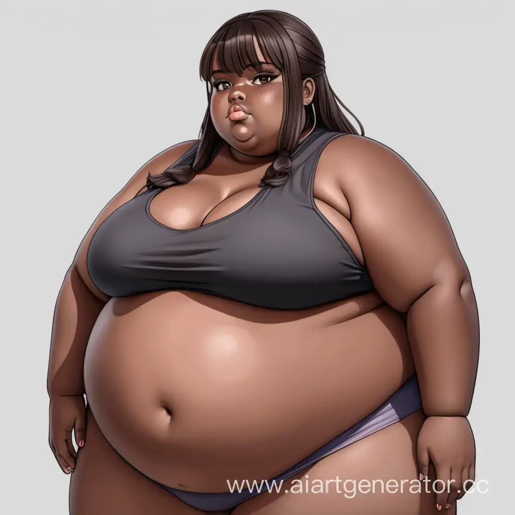 Charming-Anime-Character-Curvy-DarkSkinned-Girl-with-Unique-Style