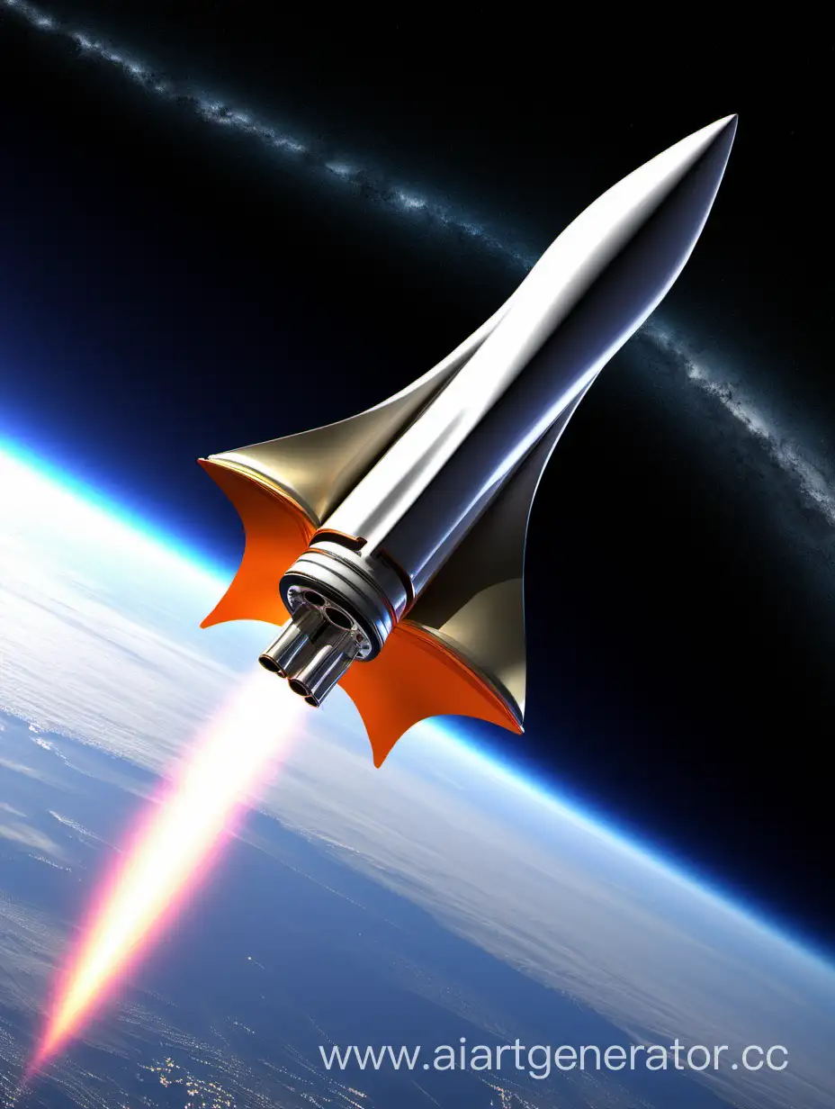 Hypersonic-Spacecraft-Traveling-Through-Celestial-Void
