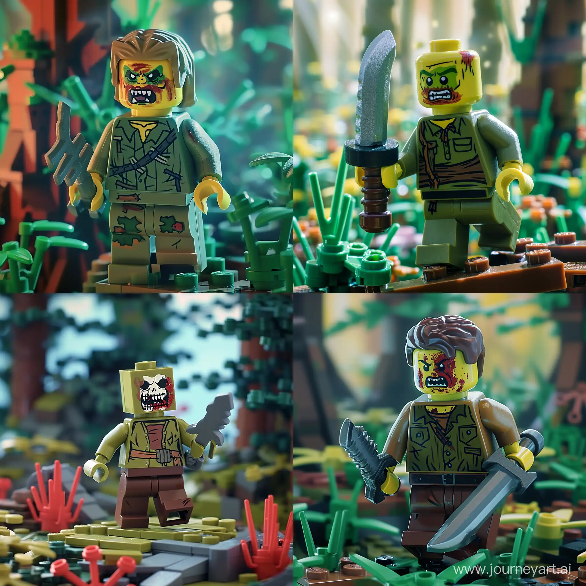 Make a cannibal out of the Lego-style Sons of the Forest video game