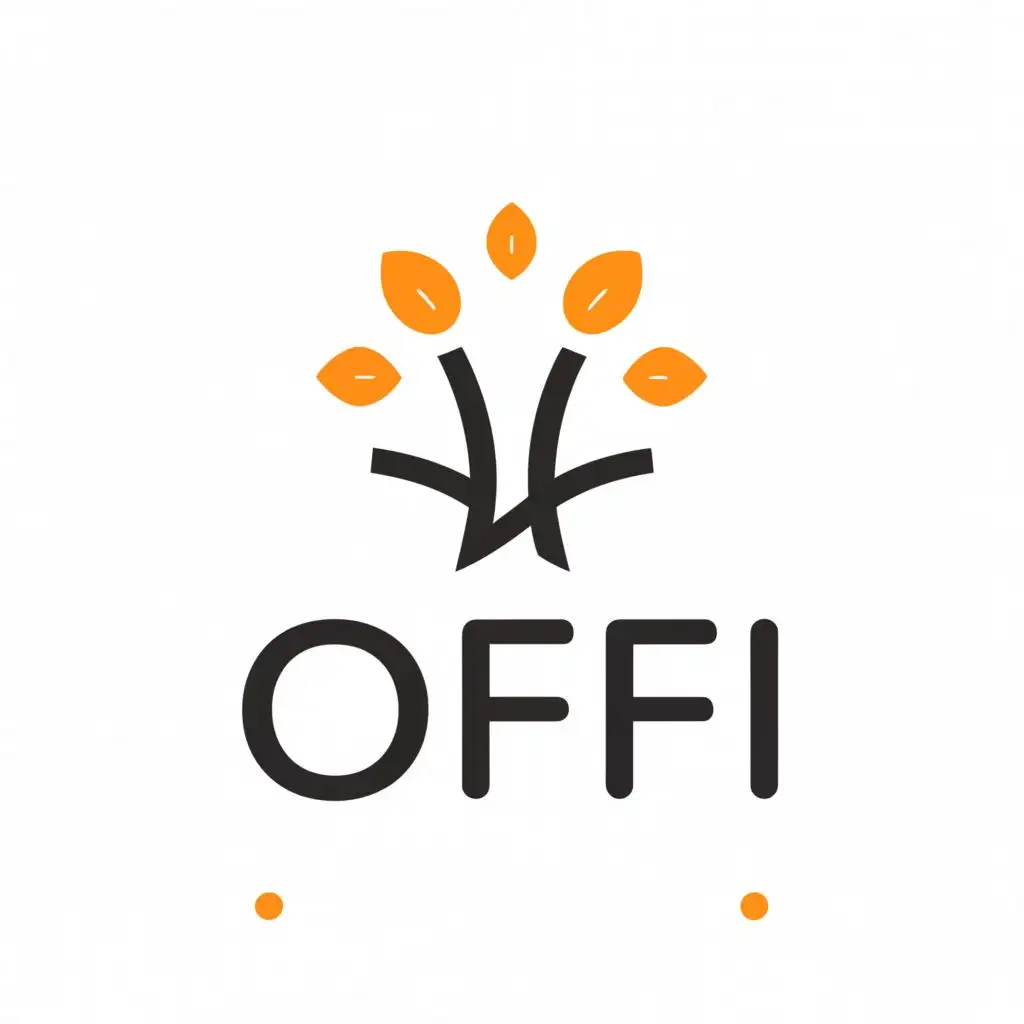 a logo design,with the text "offi", main symbol:tree,Moderate,clear background