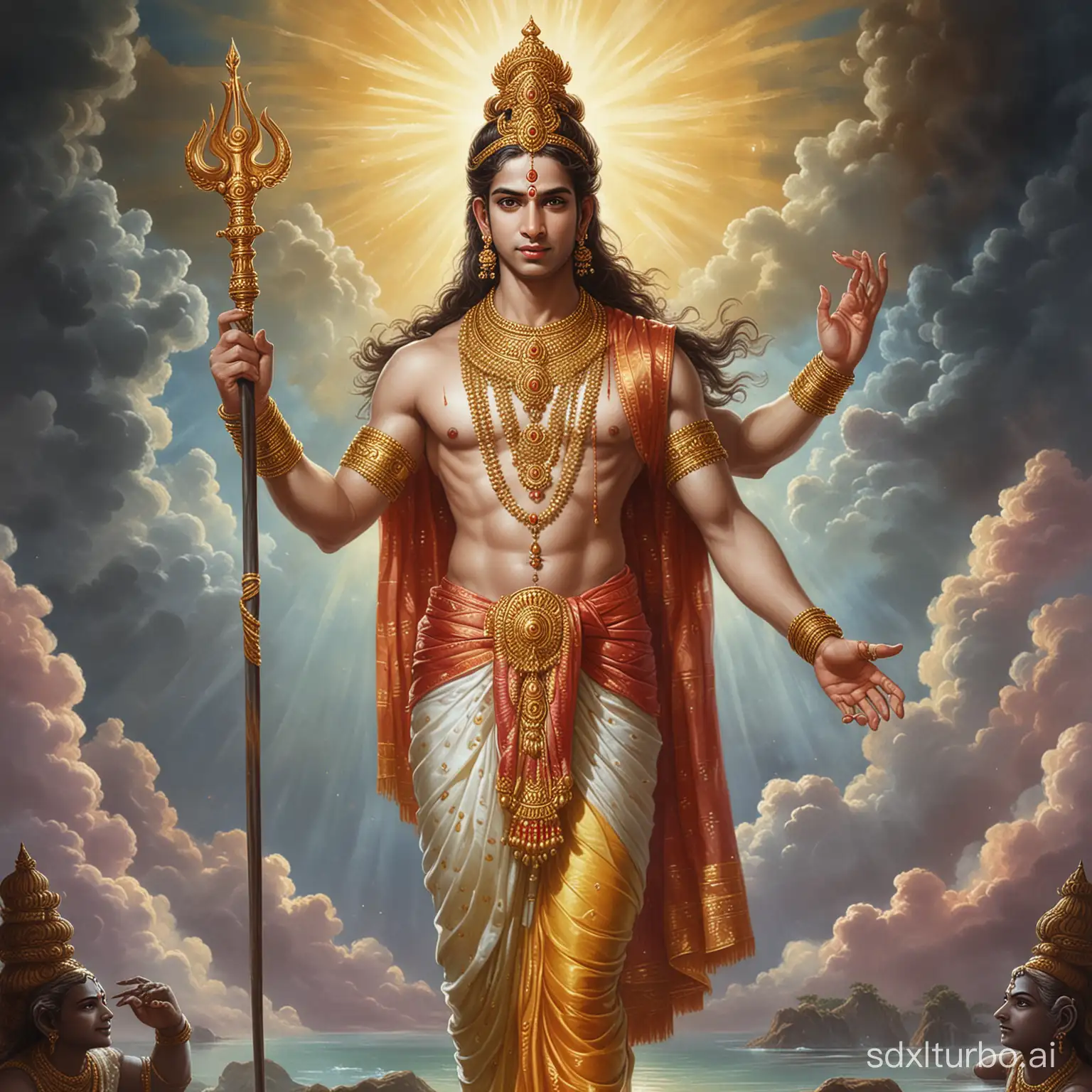 Indian mythological god lord Kalki who is lord Vishnu’s tenth avatar 