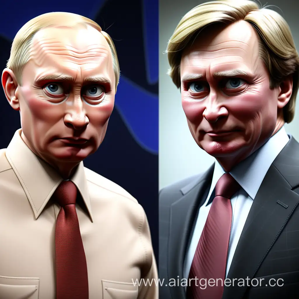 Putin and Carlson Tucker