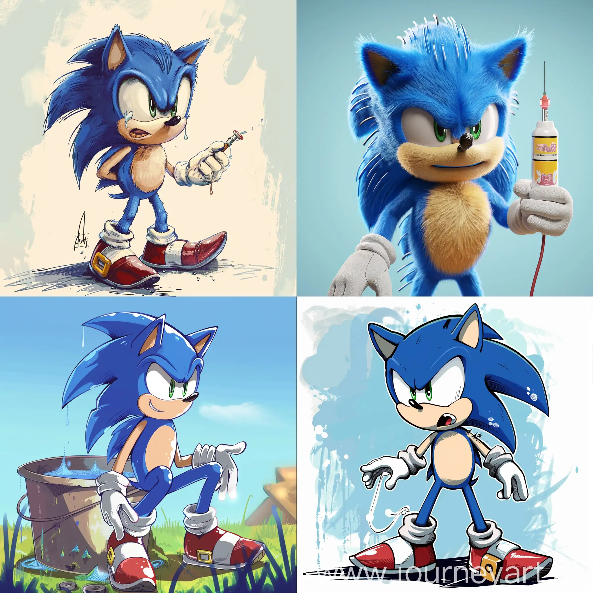 Sonic-the-Hedgehog-Receives-Enema-in-Vibrant-Artistic-Rendering