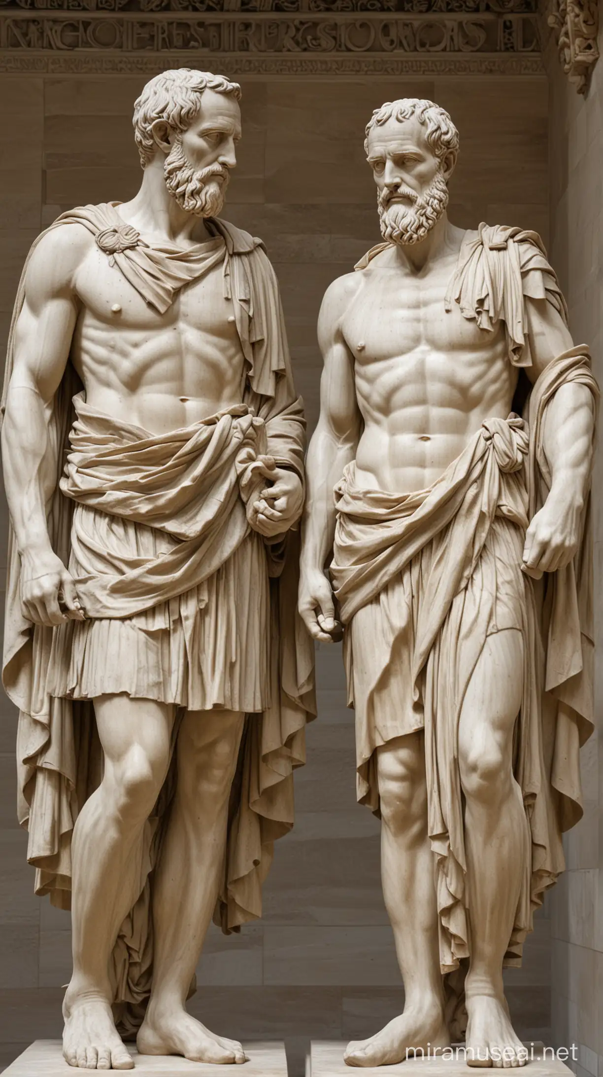 Historic Encounter Herodotus and Caesar in Intellectual Debate