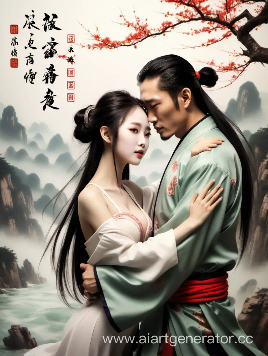 Intimate-Embrace-Capturing-Love-and-Passion-in-Gu-Kaicheng-Style