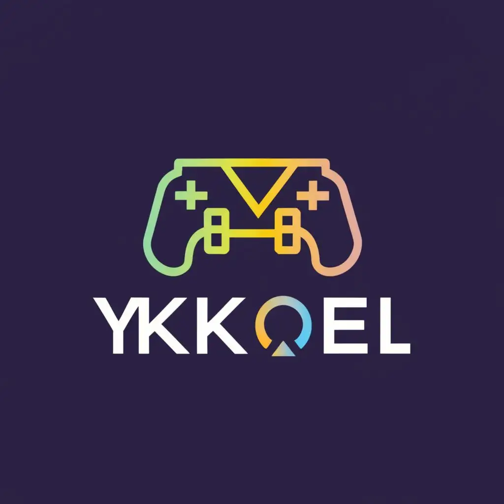 a logo design,with the text "ykkoel", main symbol:gamer/livestreamer,Moderate,clear background