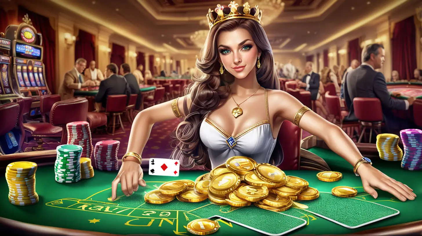 Join competing with millions of players around the world through daily events. Let win and receive a great prizes. The king of the casino will receive 100,000 coin immediately.. Know your luck and use your guesses to win