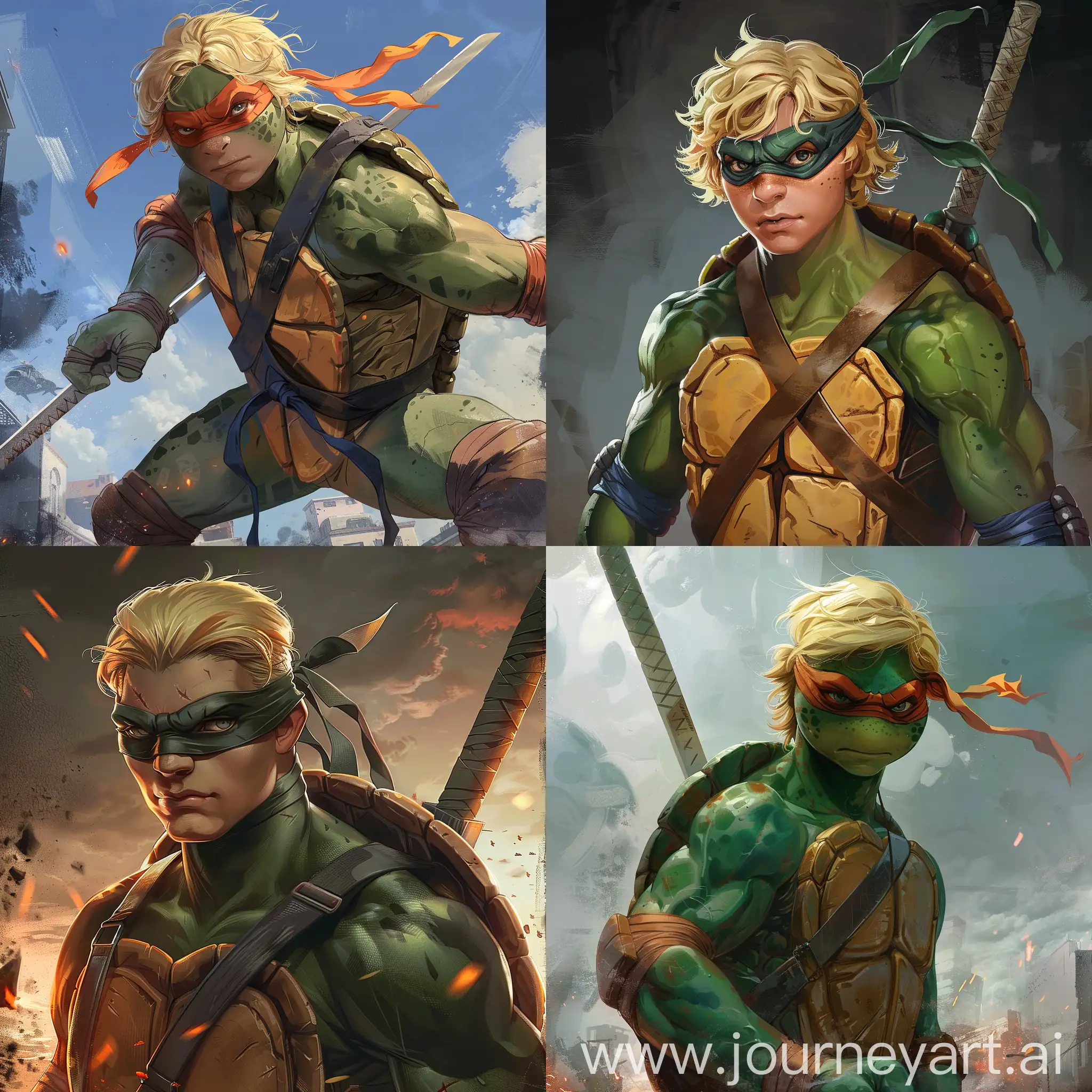 High-School-Transformation-Blond-Guy-Morphs-into-Ninja-Turtle