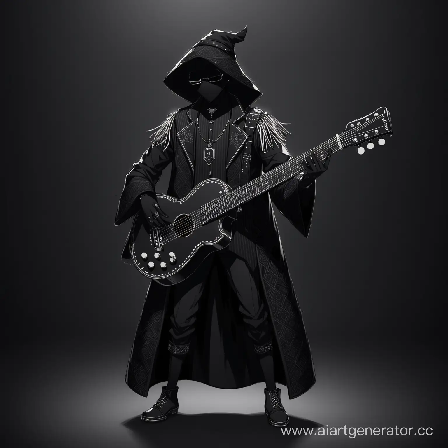 Mysterious-Poco-Musician-with-Dark-Theme-and-Musical-Equipment