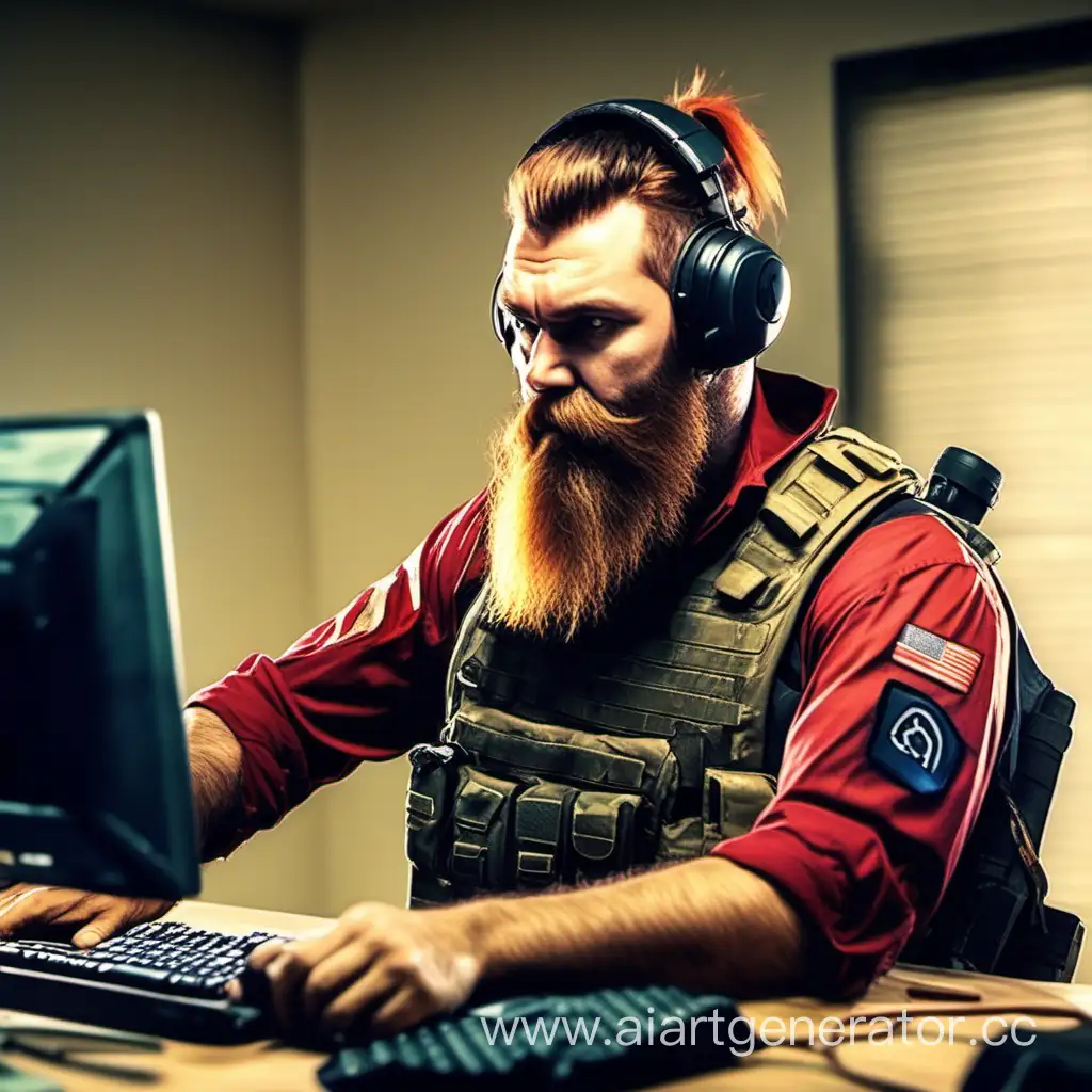 Bearded-Uncle-Playing-Counter-Strike-2-in-4K-with-Red-Beard-and-Ponytail