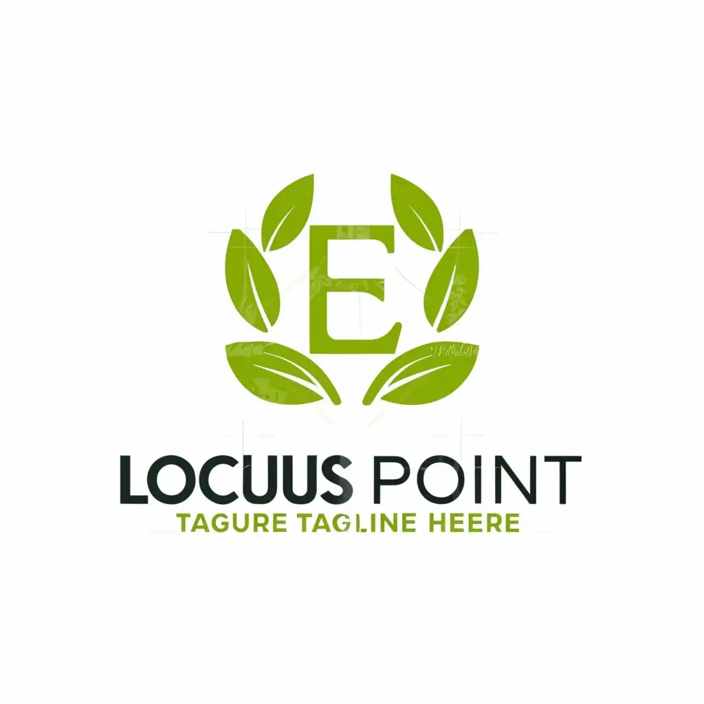 a logo design,with the text "LOCUS POINT", main symbol:EDUCATION,Moderate,be used in Education industry,clear background