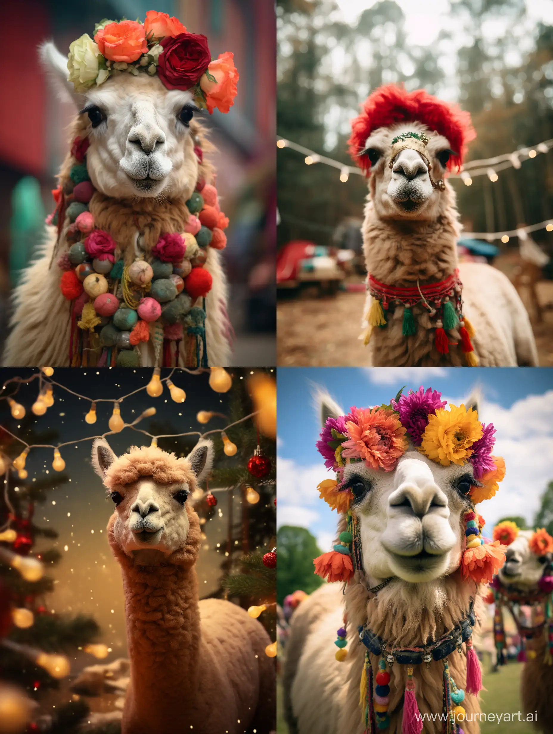 Festive-Alpaca-Portrait-High-Detail-Professional-Photo