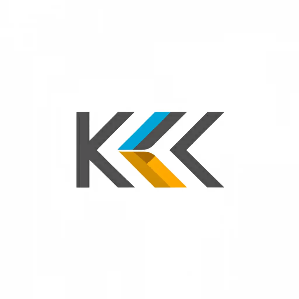 a logo design,with the text "k k", main symbol:express,Minimalistic,clear background