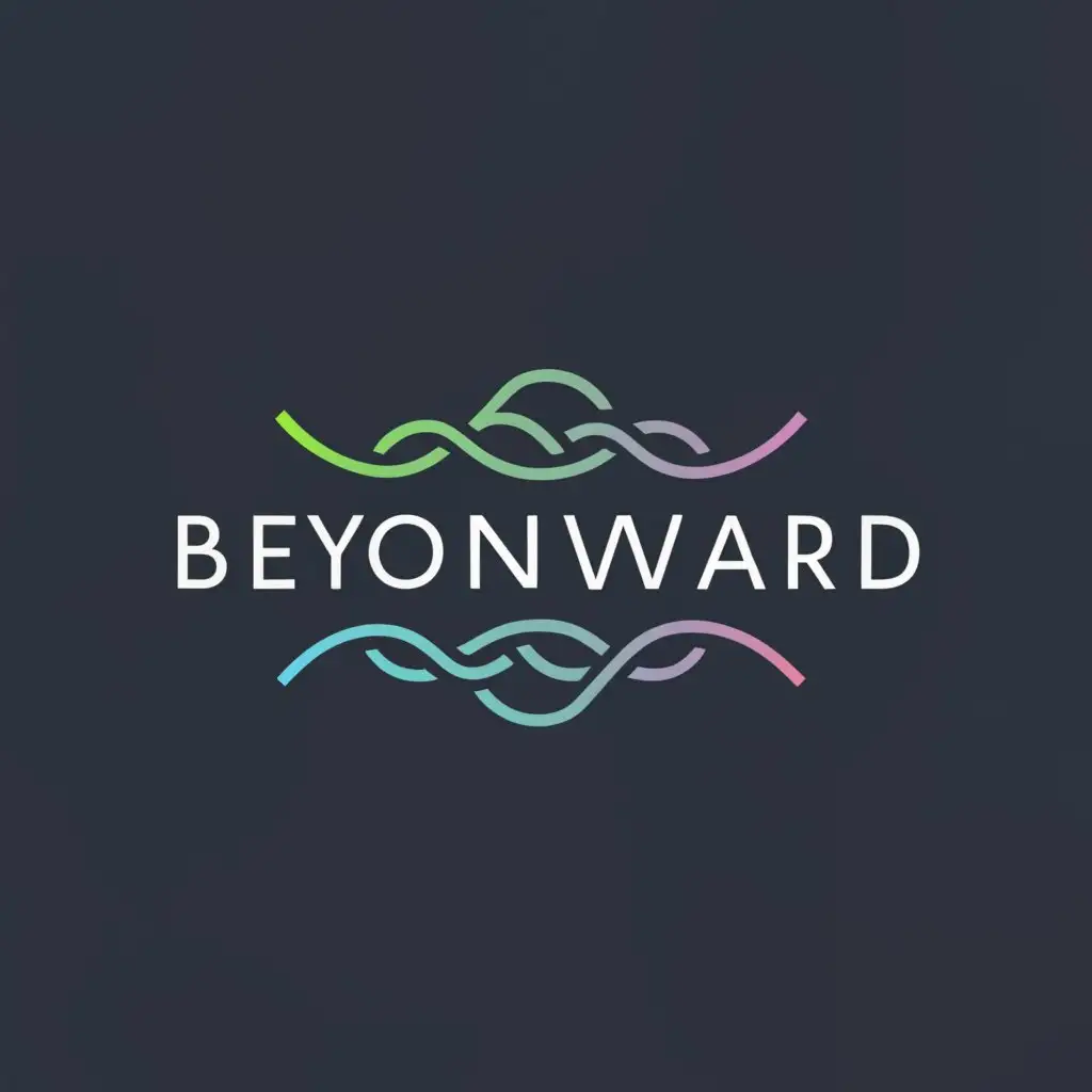 a logo design,with the text "Beyonward", main symbol:Digital, innovative, success, money, creative,Minimalistic,be used in Technology industry,clear background
