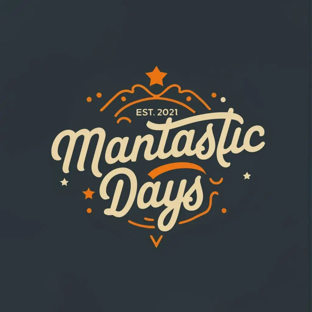 logo, retail, with the text "Mantastic days", typography, be used in Retail industry