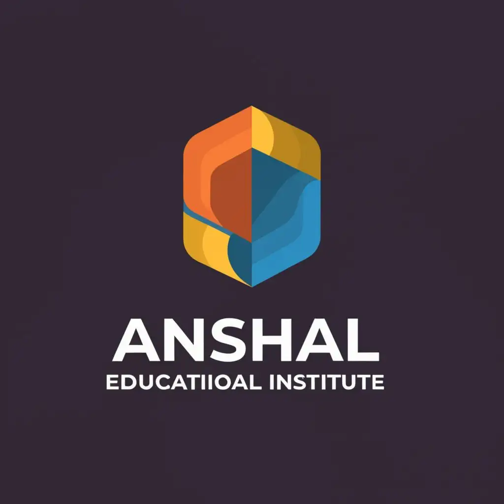 a logo design,with the text Anshal Educational Institute, main symbol:Anshal,Moderate, be used in Education industry, clear background
