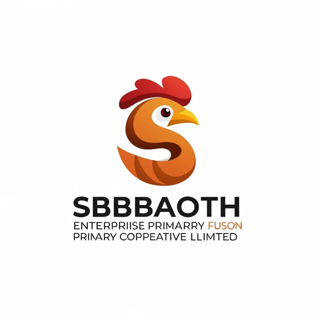 a logo design,with the text "Sabbaoth enterprise primary co-operative limited", main symbol:Letter S and chicken head,Minimalistic,be used in Retail industry,clear background