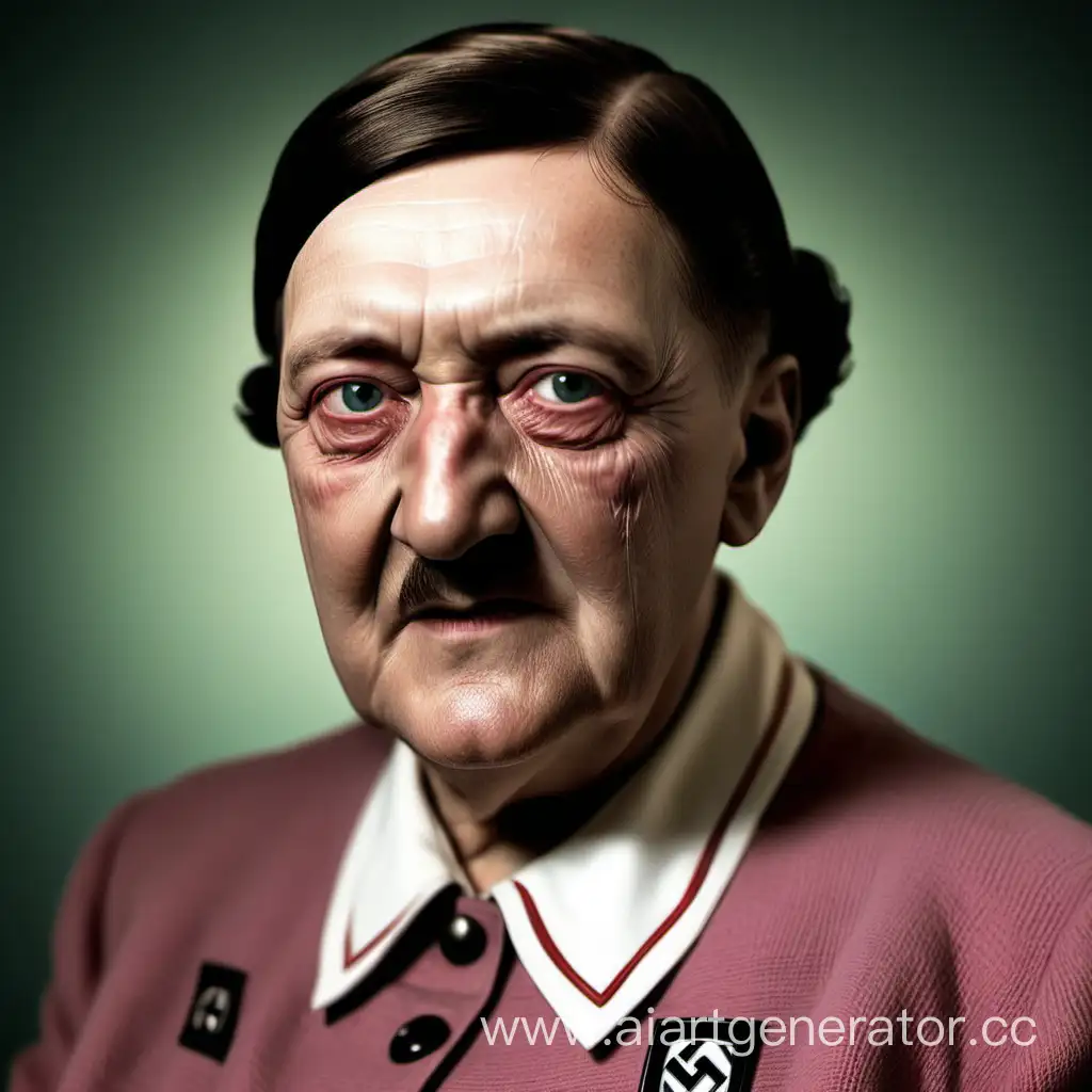 Создай Адольфа Гитлера в виде бабушки