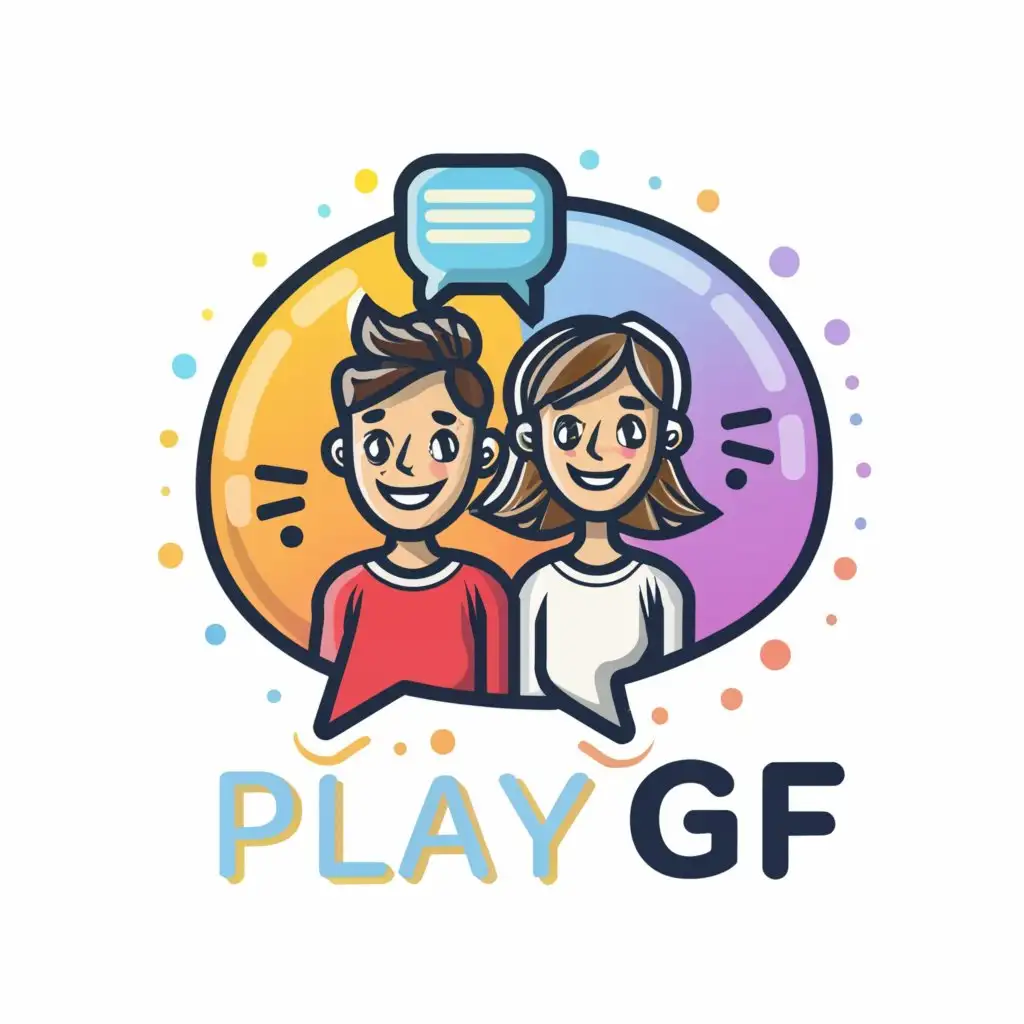 LOGO-Design-For-PlayGF-Chat-Room-Theme-with-Moderate-Appeal