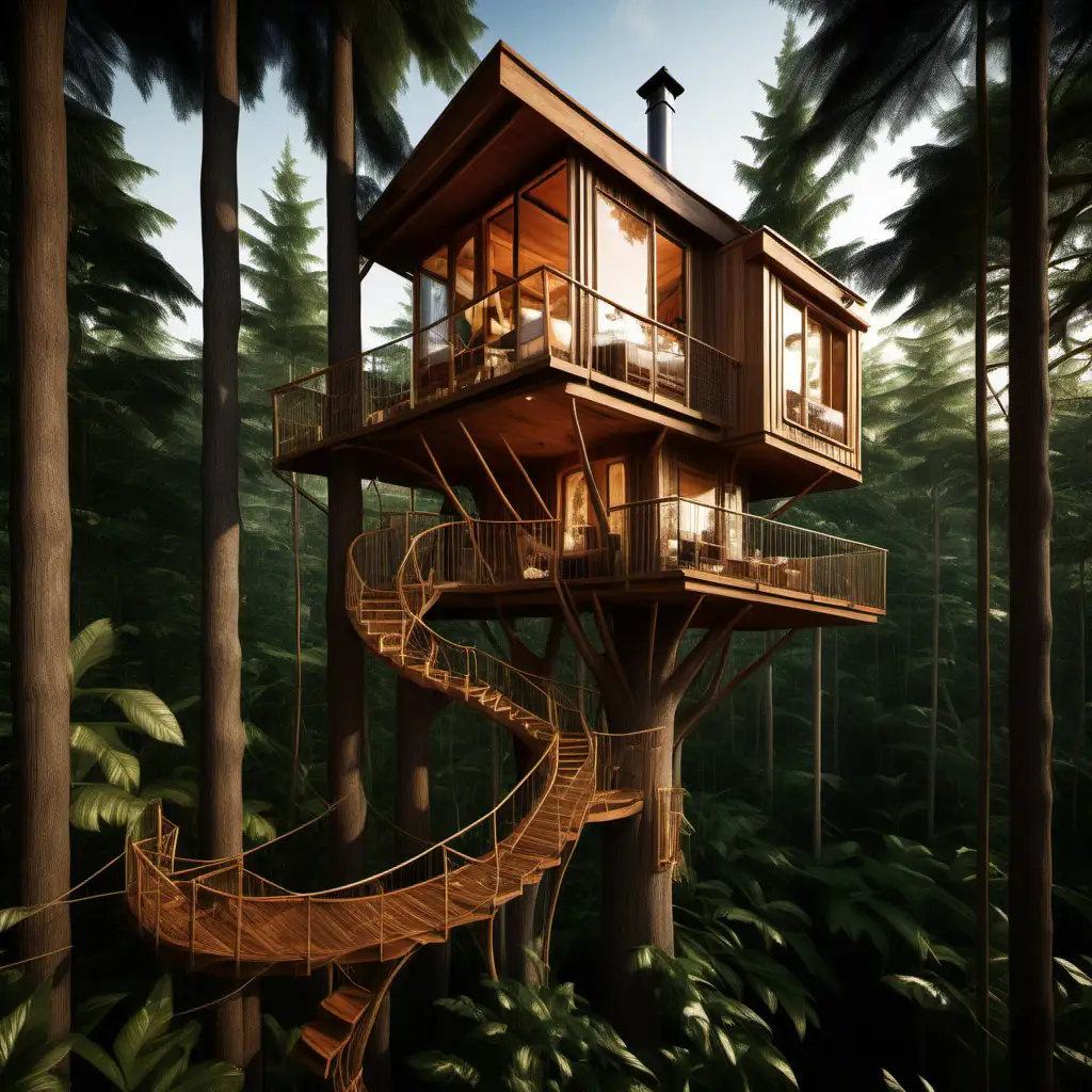 Luxurious Treehouse Hotel Nestled Amongst Majestic Trees