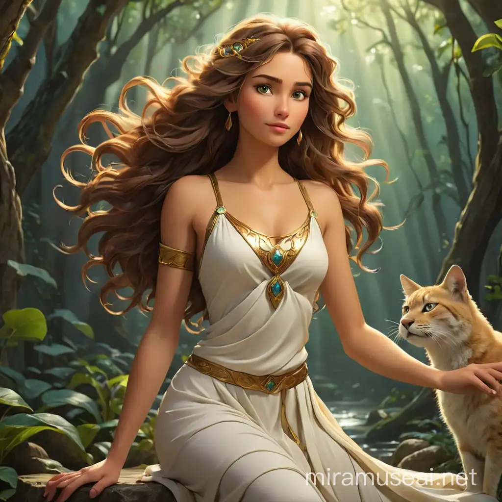 Efthalia Goddess of Pilates and Guardian of Animals and Children