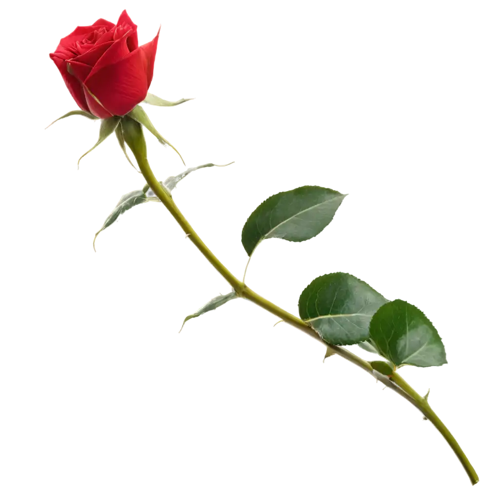 Exquisite-PNG-Image-of-a-Beautiful-Red-Rose-Captivating-Details-in-High-Quality
