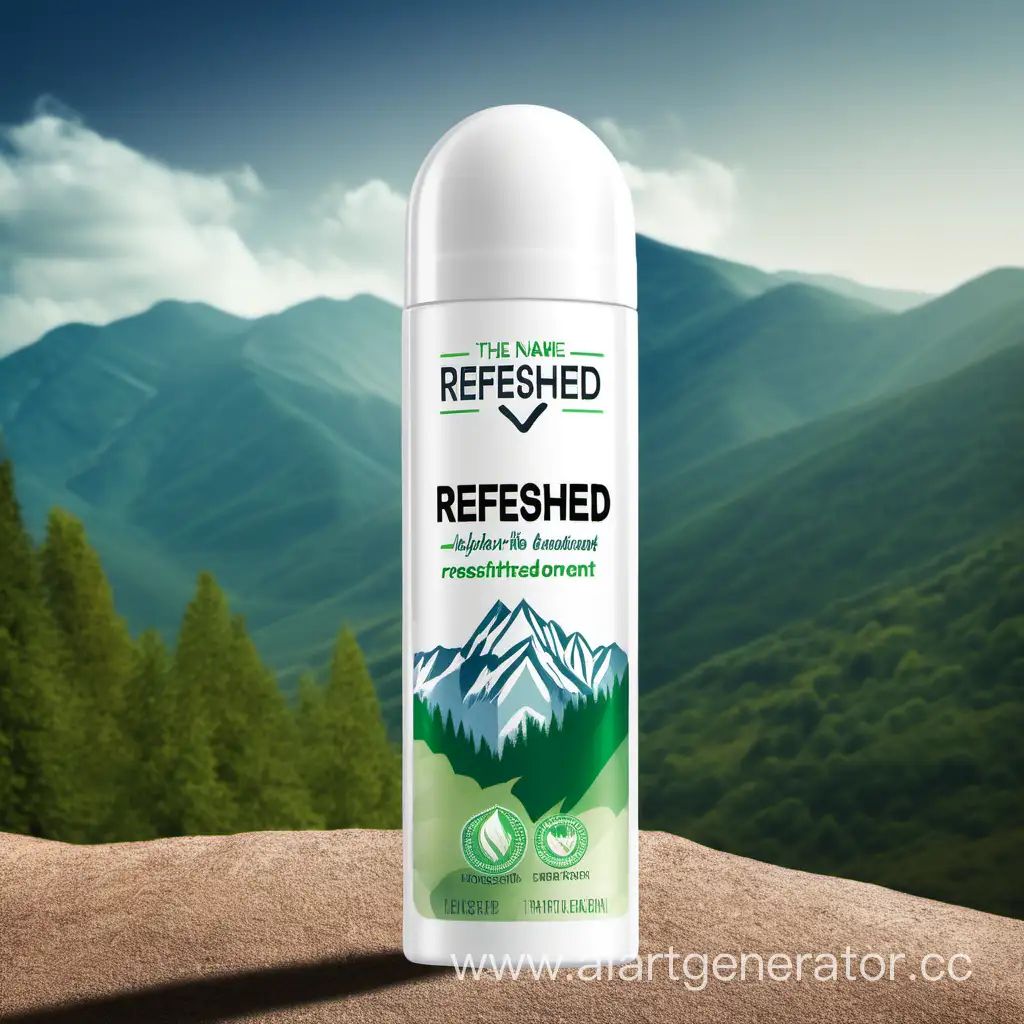 Refreshing-Deodorant-with-Mountainous-Backdrop