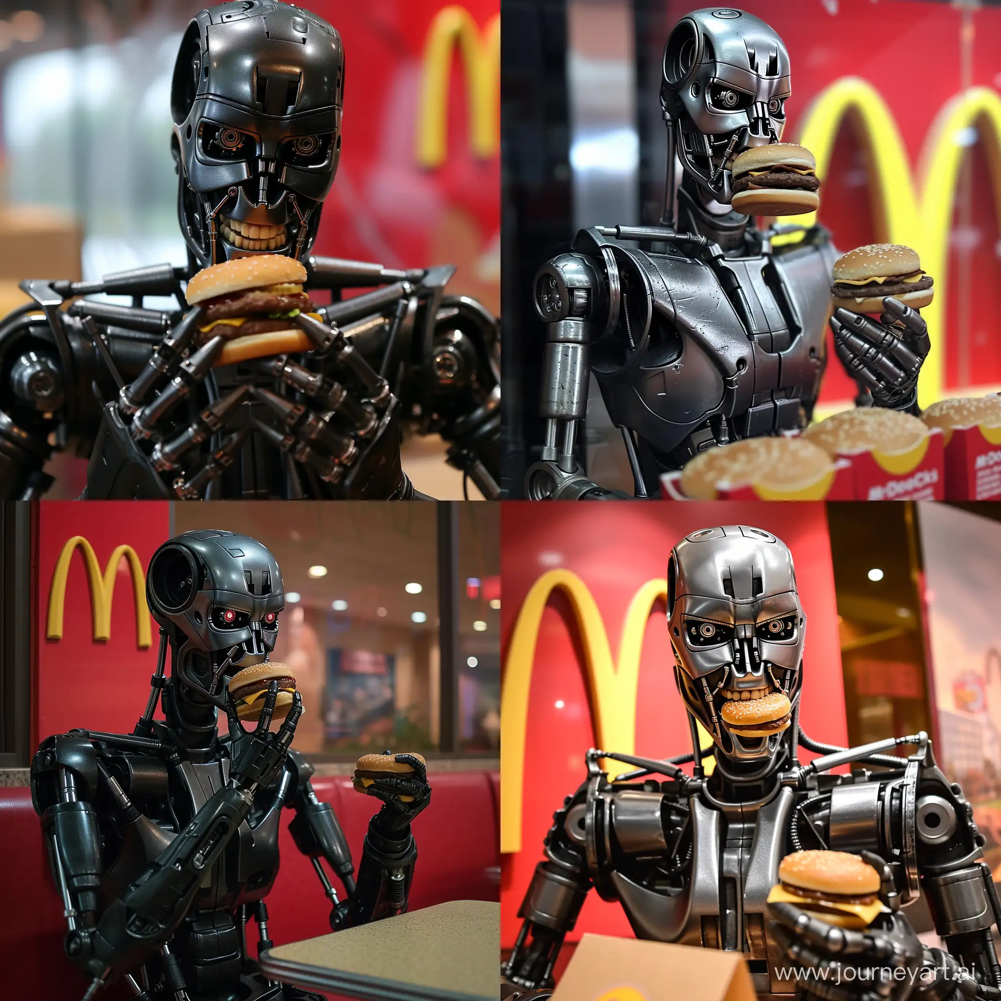 Terminator-T600-Enjoying-McDonalds-Burgers