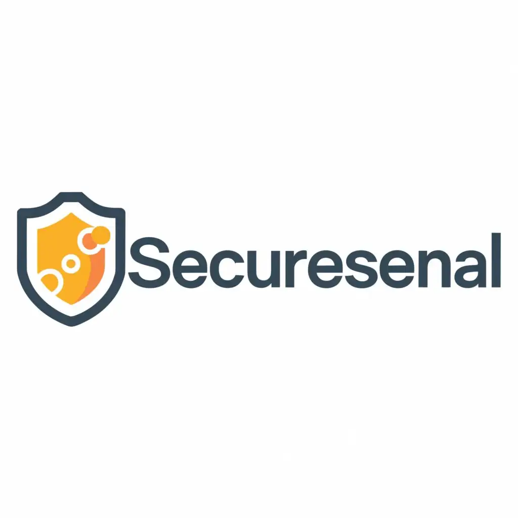 logo, Cyber Security, with the text "Securesenal", typography