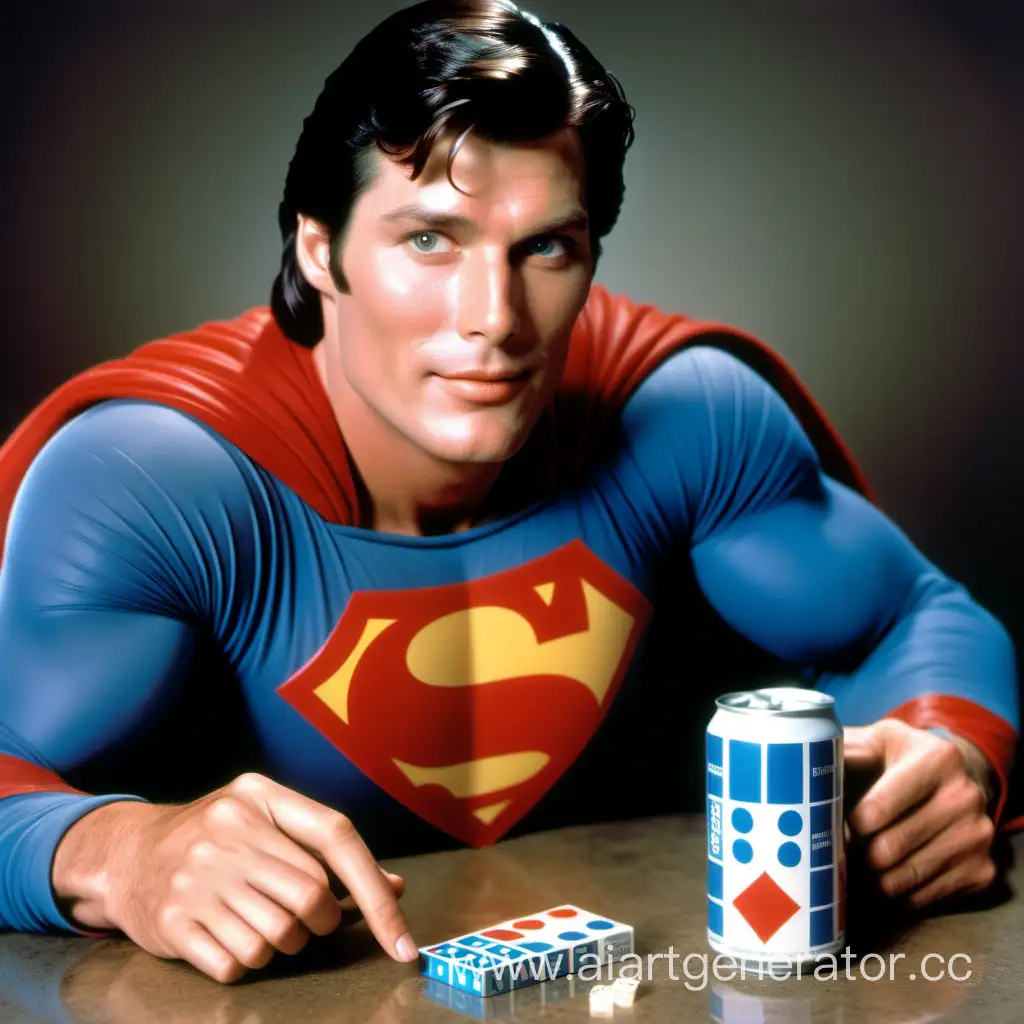 Christopher-Reeve-Enjoying-Dominos-Pizza-with-a-Cold-Beer